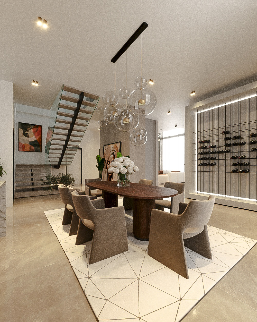 Modern bookshelf and cabinet design